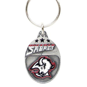 Buffalo Sabres NHL Keychain & Keyring - Pewter