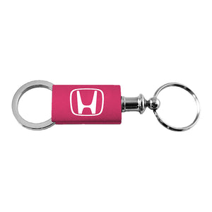 Honda H Keychain & Keyring - Pink Valet