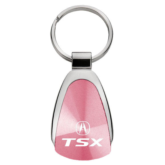 Acura TSX Keychain & Keyring - Pink Teardrop