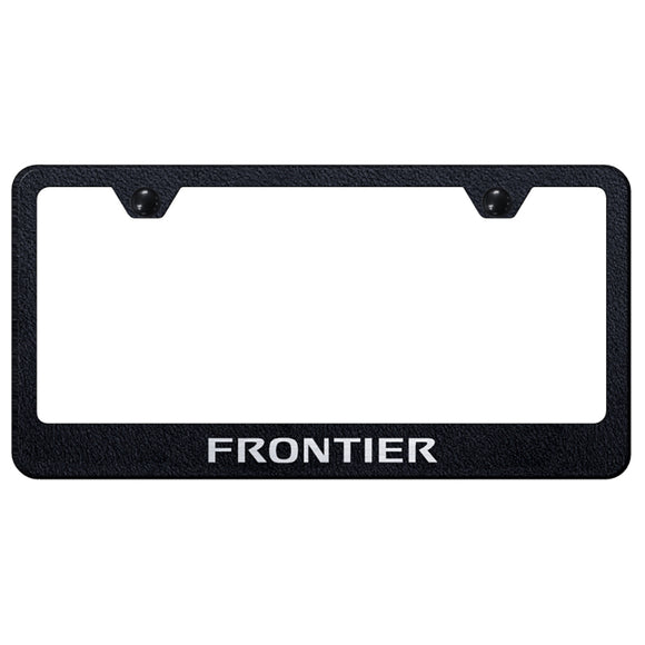 Nissan Frontier Rugged Black License Plate Frame