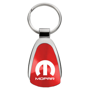 Mopar Keychain & Keyring - Red Teardrop