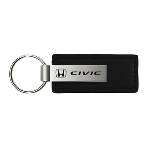 Honda Civic Keychain & Keyring - Premium Leather